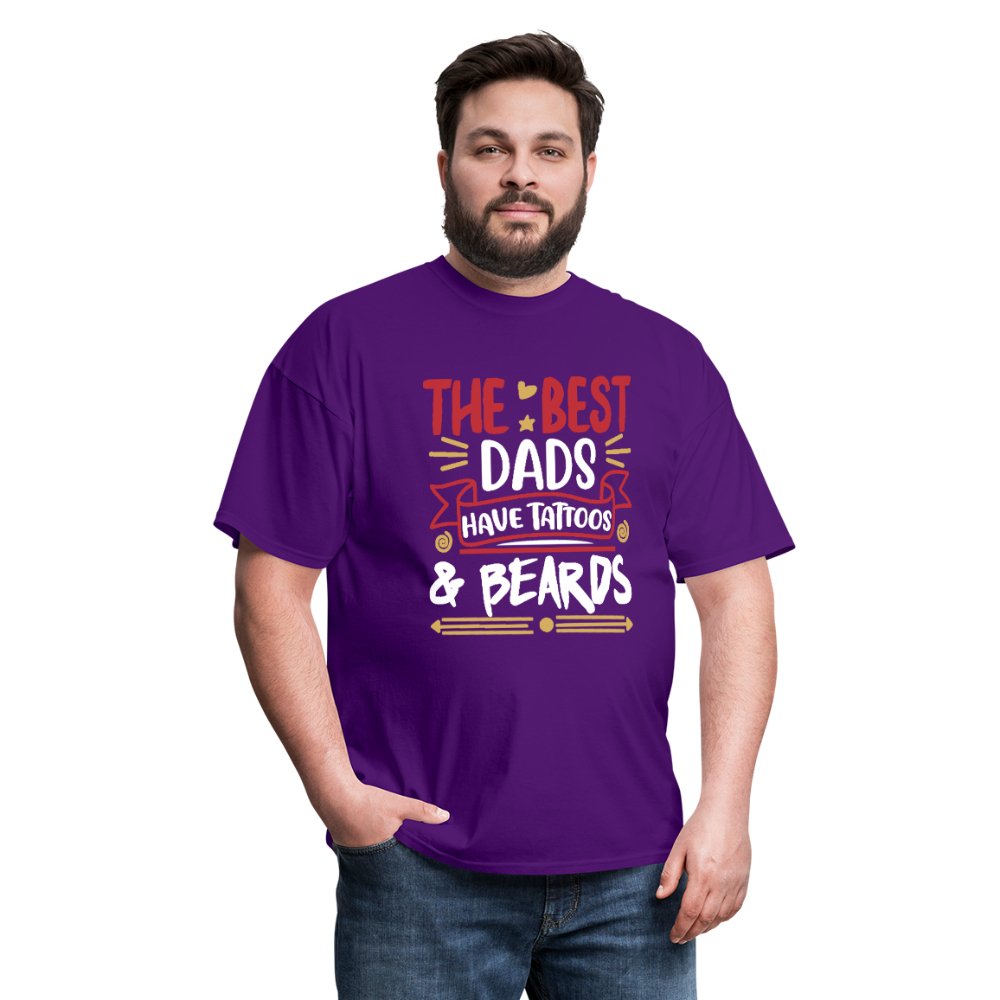 The Best Dads Have Tattoos & Beards Men's Shirt - Beguiling Phenix Boutique