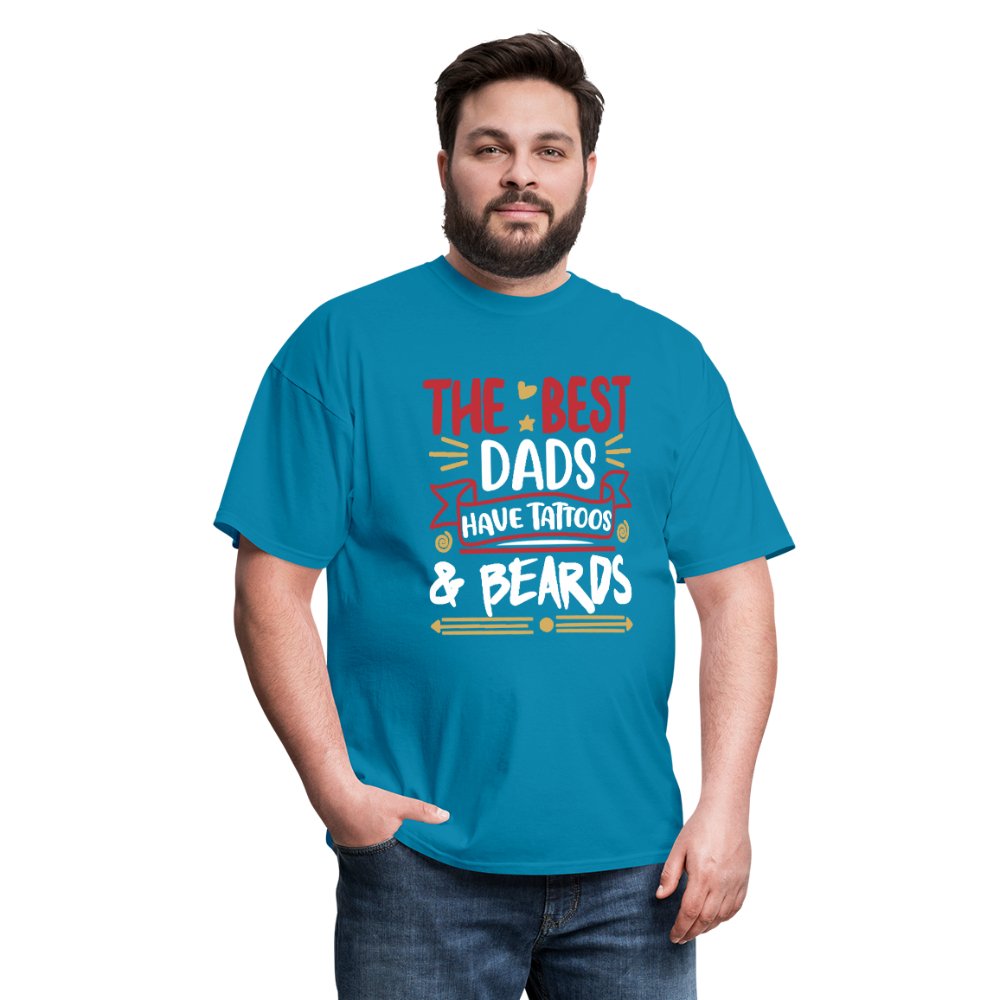The Best Dads Have Tattoos & Beards Men's Shirt - Beguiling Phenix Boutique