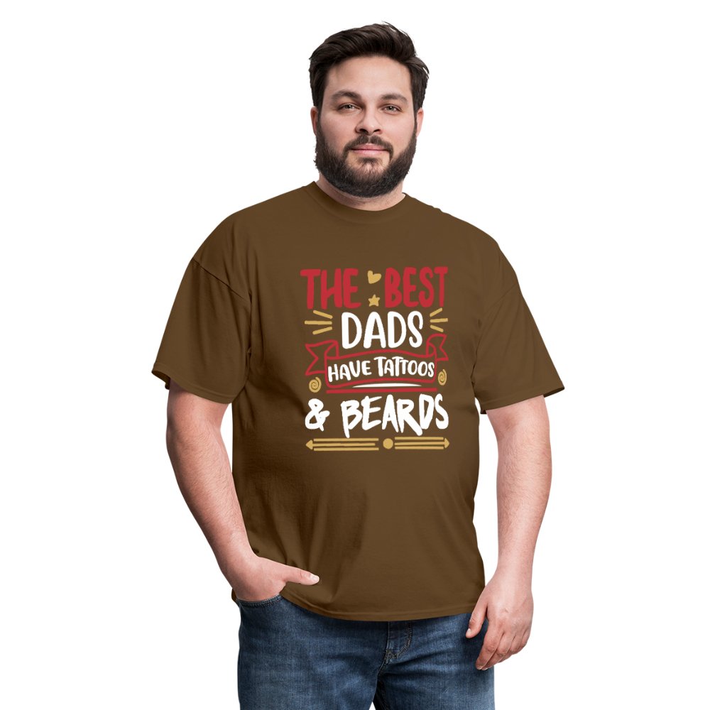 The Best Dads Have Tattoos & Beards Men's Shirt - Beguiling Phenix Boutique