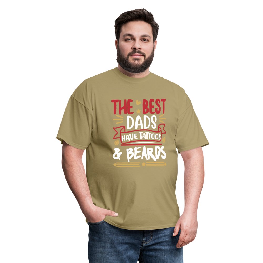 The Best Dads Have Tattoos & Beards Men's Shirt - Beguiling Phenix Boutique