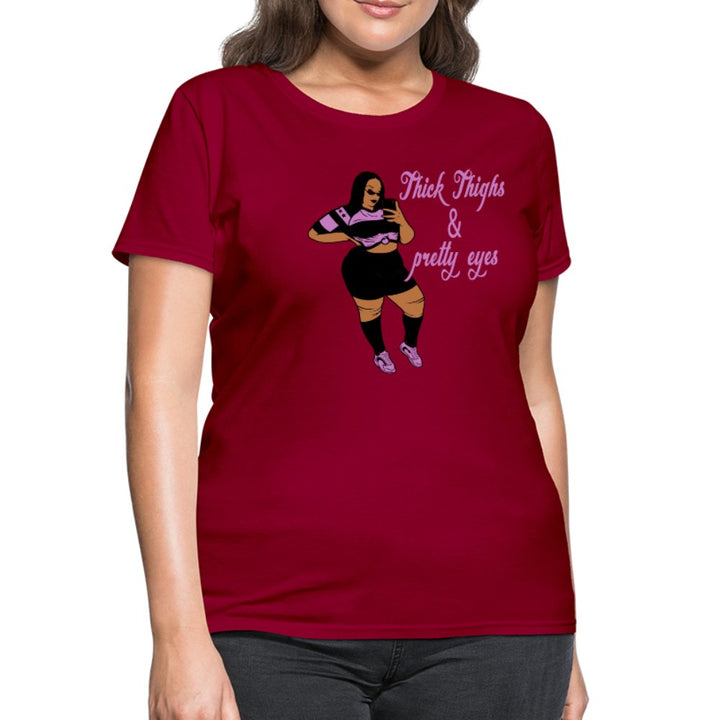 Thick Thighs & Pretty Eyes Women's Shirt - Beguiling Phenix Boutique