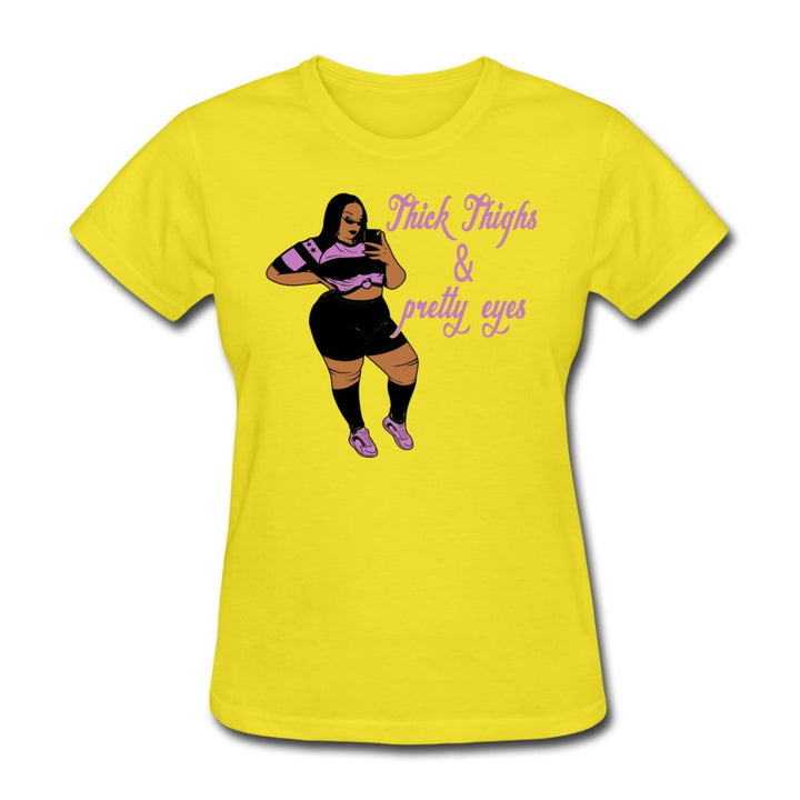 Thick Thighs & Pretty Eyes Women's Shirt - Beguiling Phenix Boutique