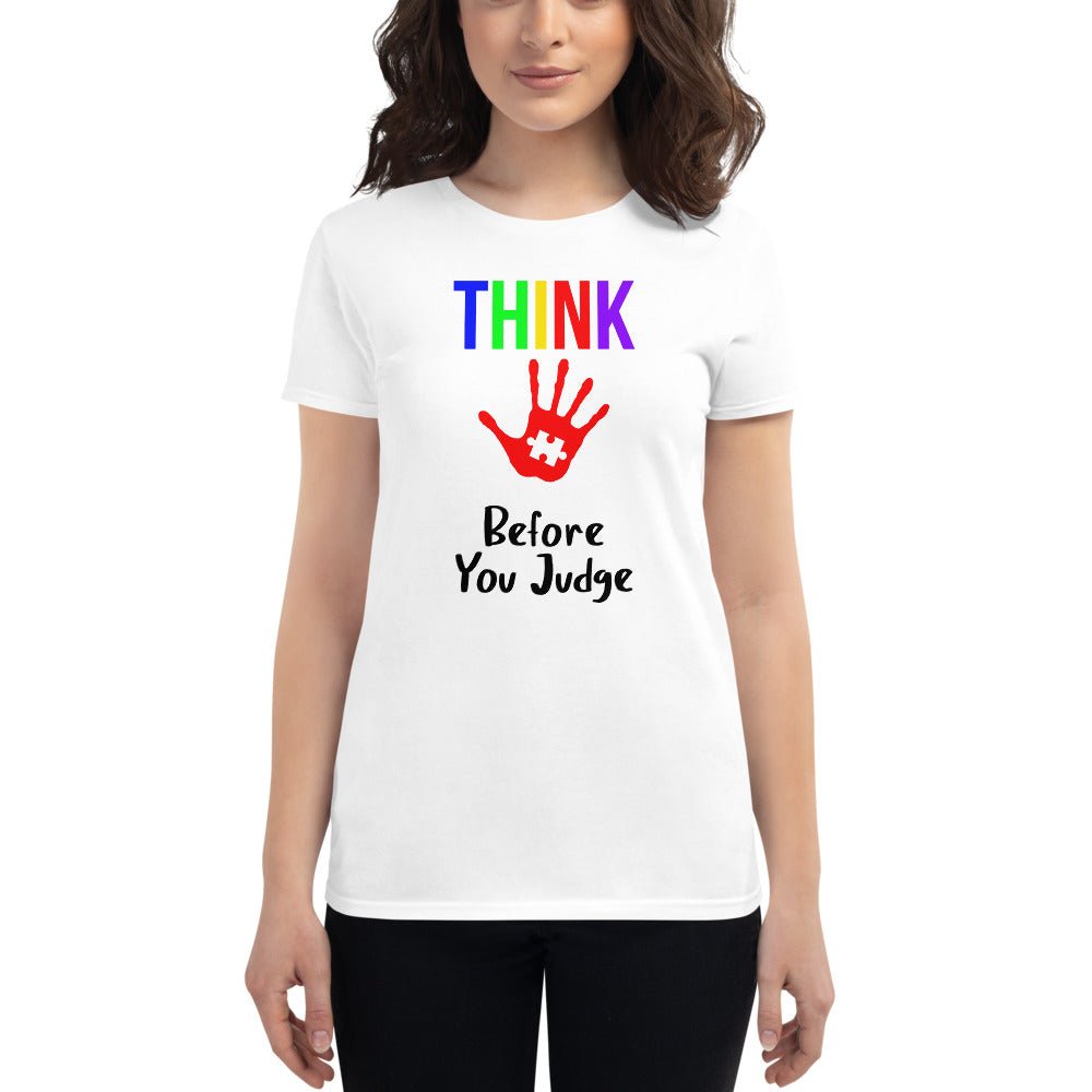 Think Before You Judge Autism Awareness Shirt - Beguiling Phenix Boutique