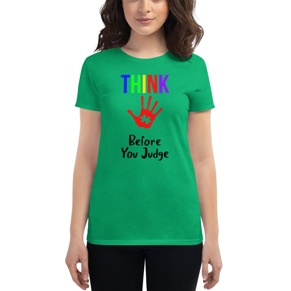 Think Before You Judge Autism Awareness Shirt - Beguiling Phenix Boutique