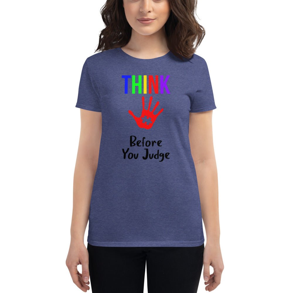 Think Before You Judge Autism Awareness Shirt - Beguiling Phenix Boutique