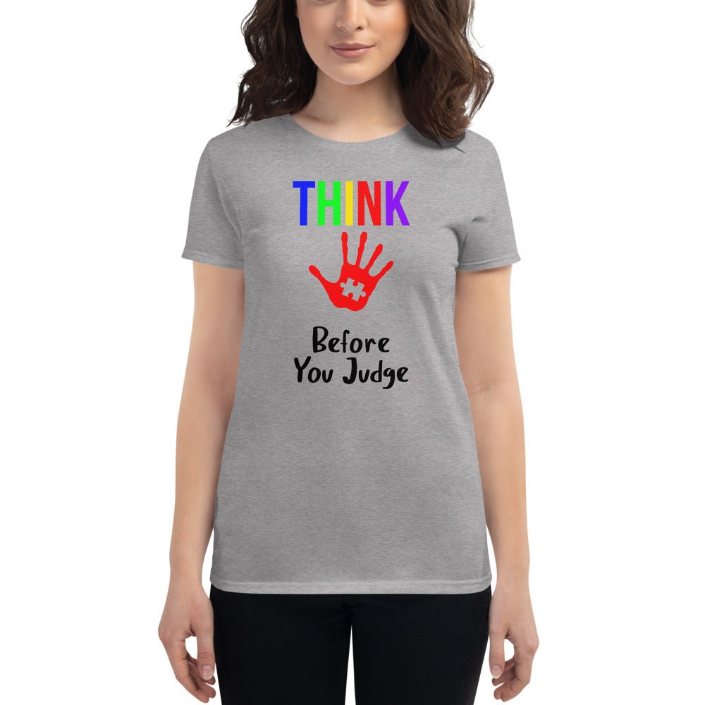 Think Before You Judge Autism Awareness Shirt - Beguiling Phenix Boutique