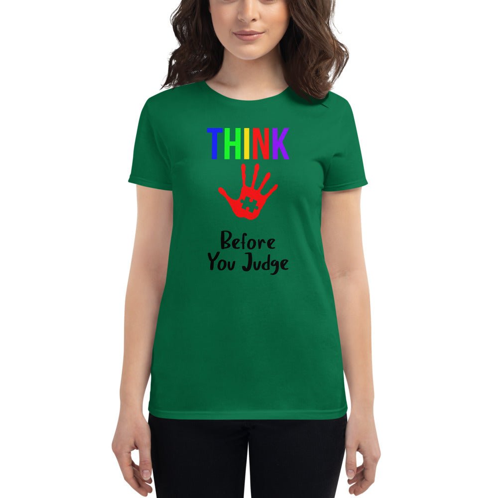Think Before You Judge Autism Awareness Shirt - Beguiling Phenix Boutique