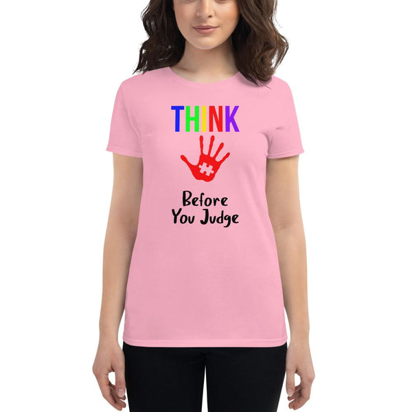 Think Before You Judge Autism Awareness Shirt - Beguiling Phenix Boutique