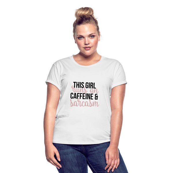 This Girl Runs On Caffeine Ladies Shirt - Beguiling Phenix Boutique