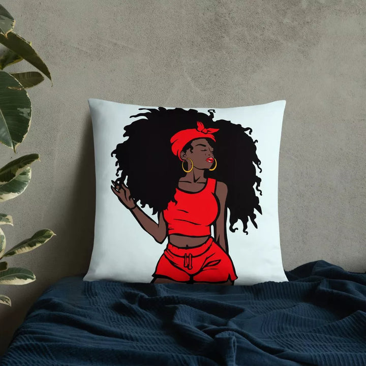 Unapologetic Throw Pillow-Light Blue - Beguiling Phenix Boutique