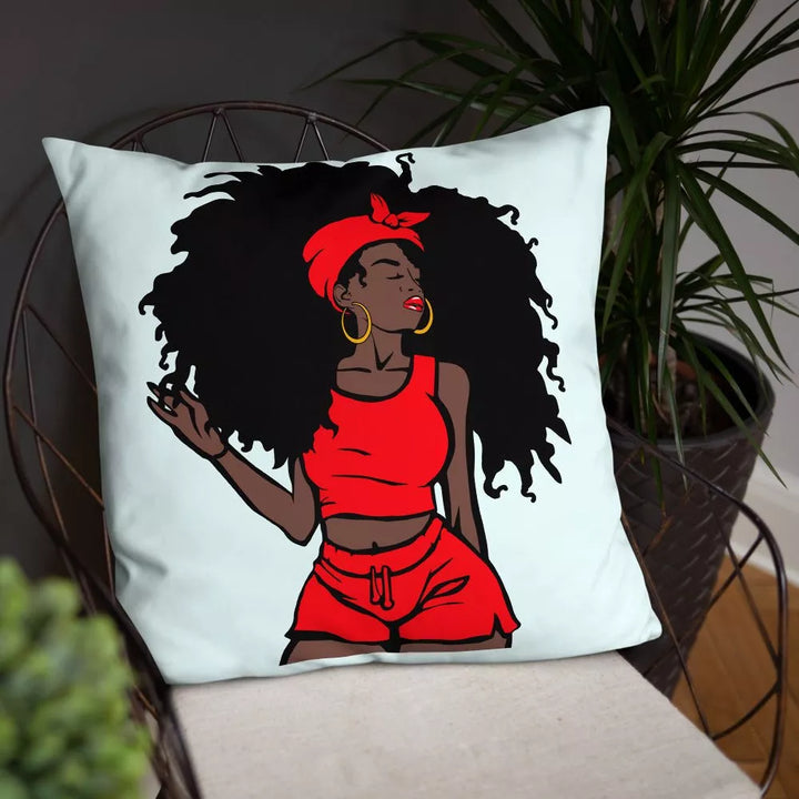 Unapologetic Throw Pillow-Light Blue - Beguiling Phenix Boutique