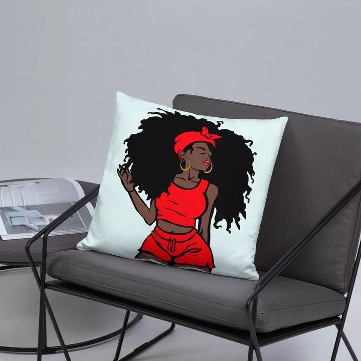 Unapologetic Throw Pillow-Light Blue - Beguiling Phenix Boutique