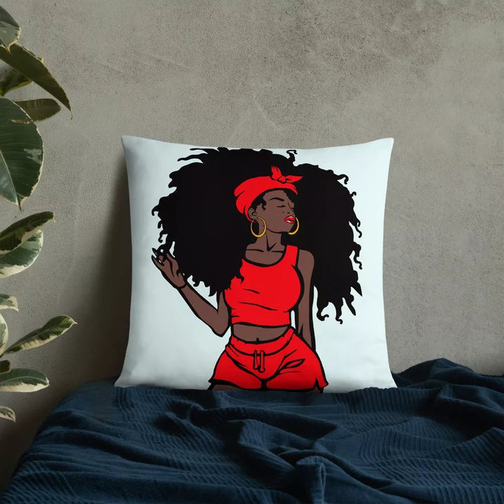 Unapologetic Throw Pillow-Light Blue - Beguiling Phenix Boutique