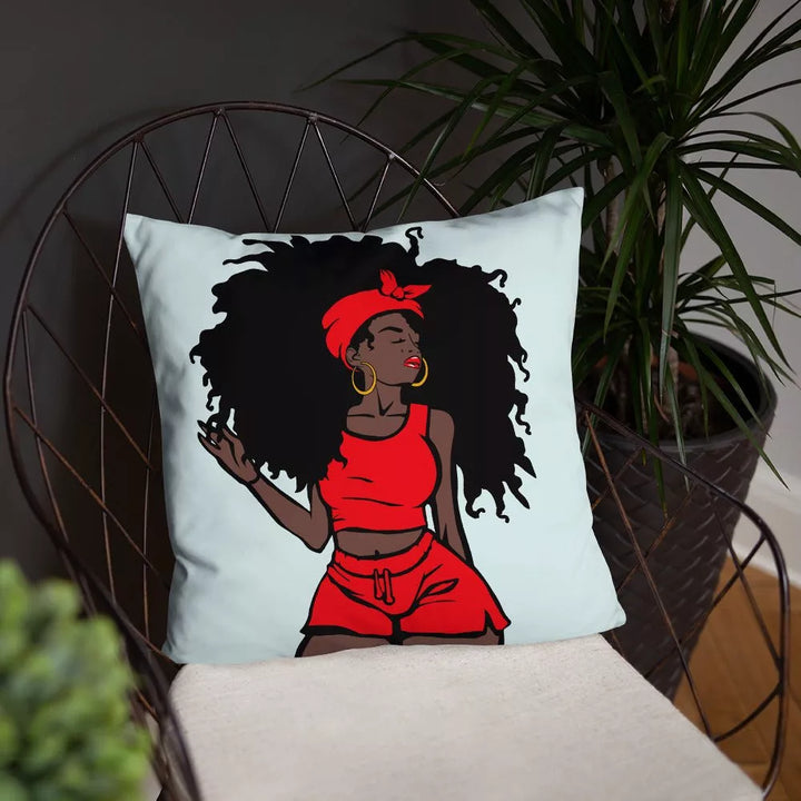 Unapologetic Throw Pillow-Light Blue - Beguiling Phenix Boutique