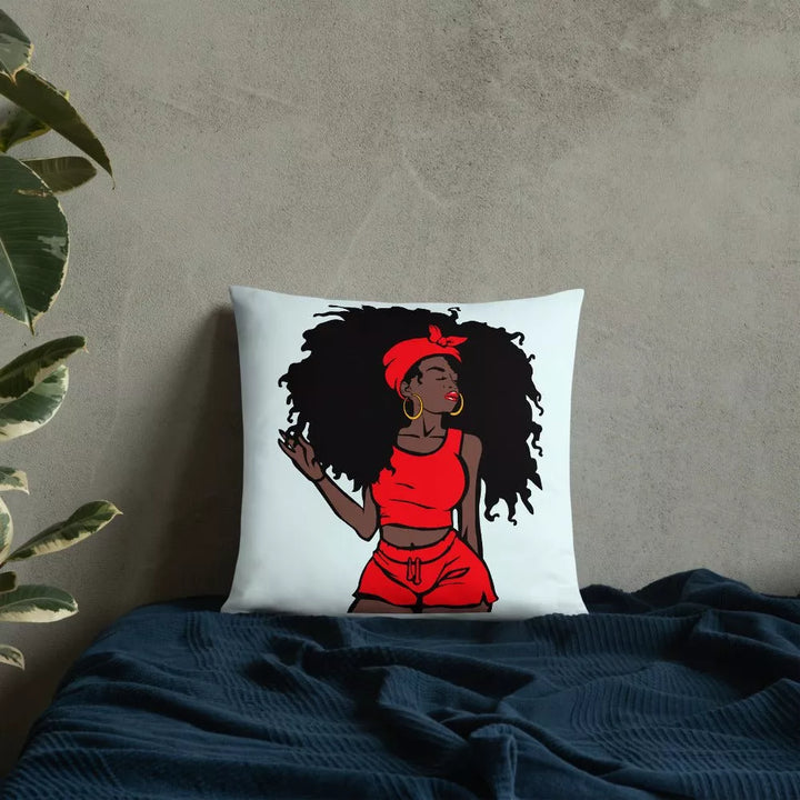 Unapologetic Throw Pillow-Light Blue - Beguiling Phenix Boutique