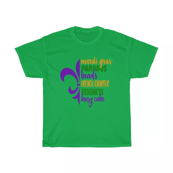 Unisex Heavy Cotton Tee (Mardi Gras Parades) - Beguiling Phenix Boutique