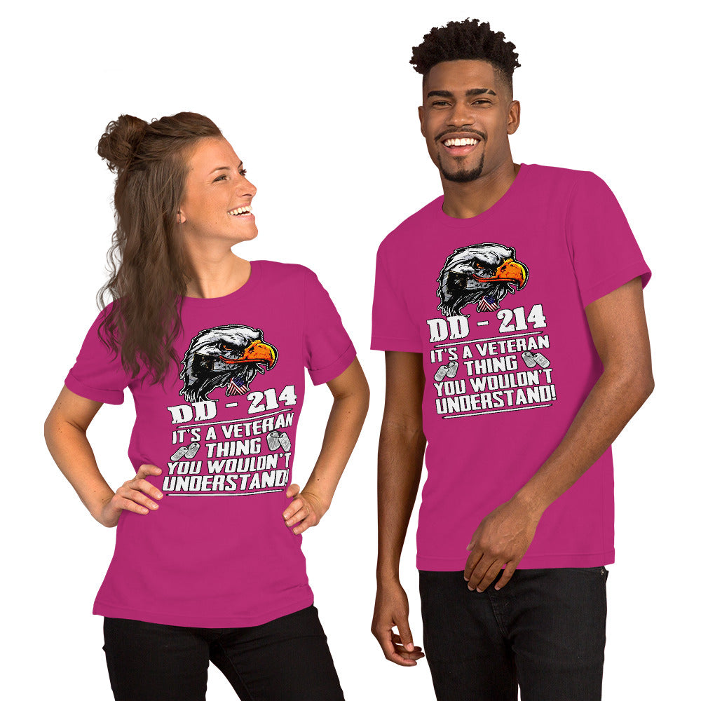 DD214 Unisex T-Shirt - Beguiling Phenix Boutique