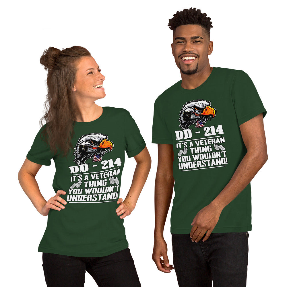 DD214 Unisex T-Shirt - Beguiling Phenix Boutique