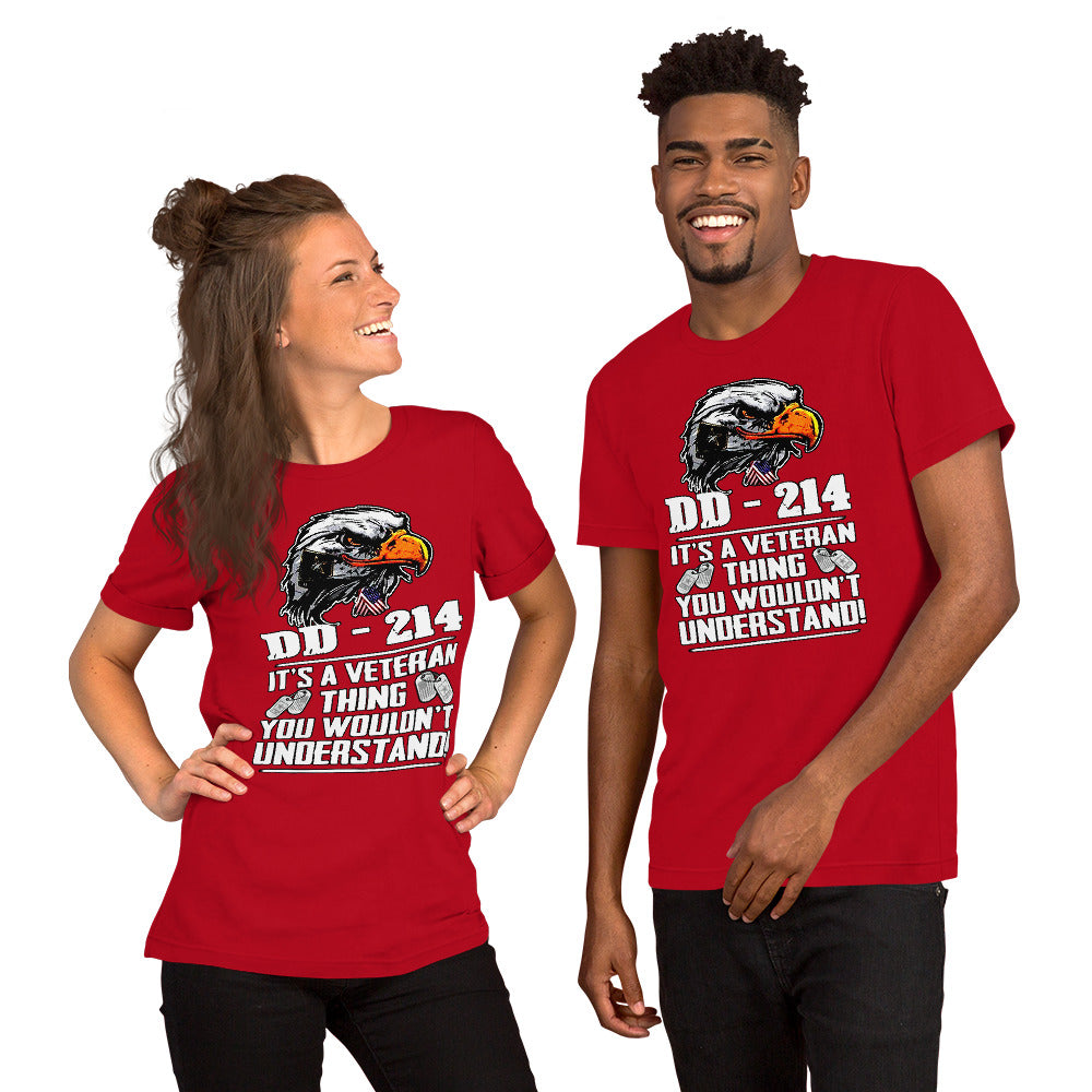 DD214 Unisex T-Shirt - Beguiling Phenix Boutique