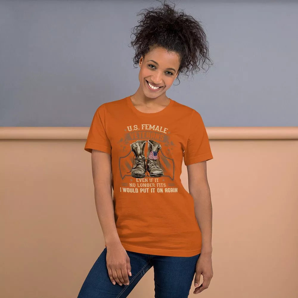 U.S. Female Veteran Unisex T-Shirt - Beguiling Phenix Boutique