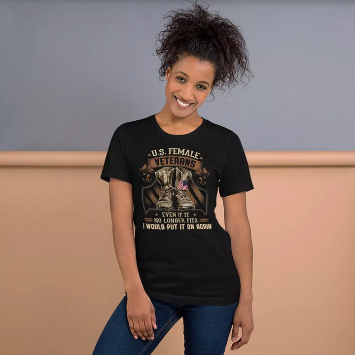 U.S. Female Veteran Unisex T-Shirt - Beguiling Phenix Boutique