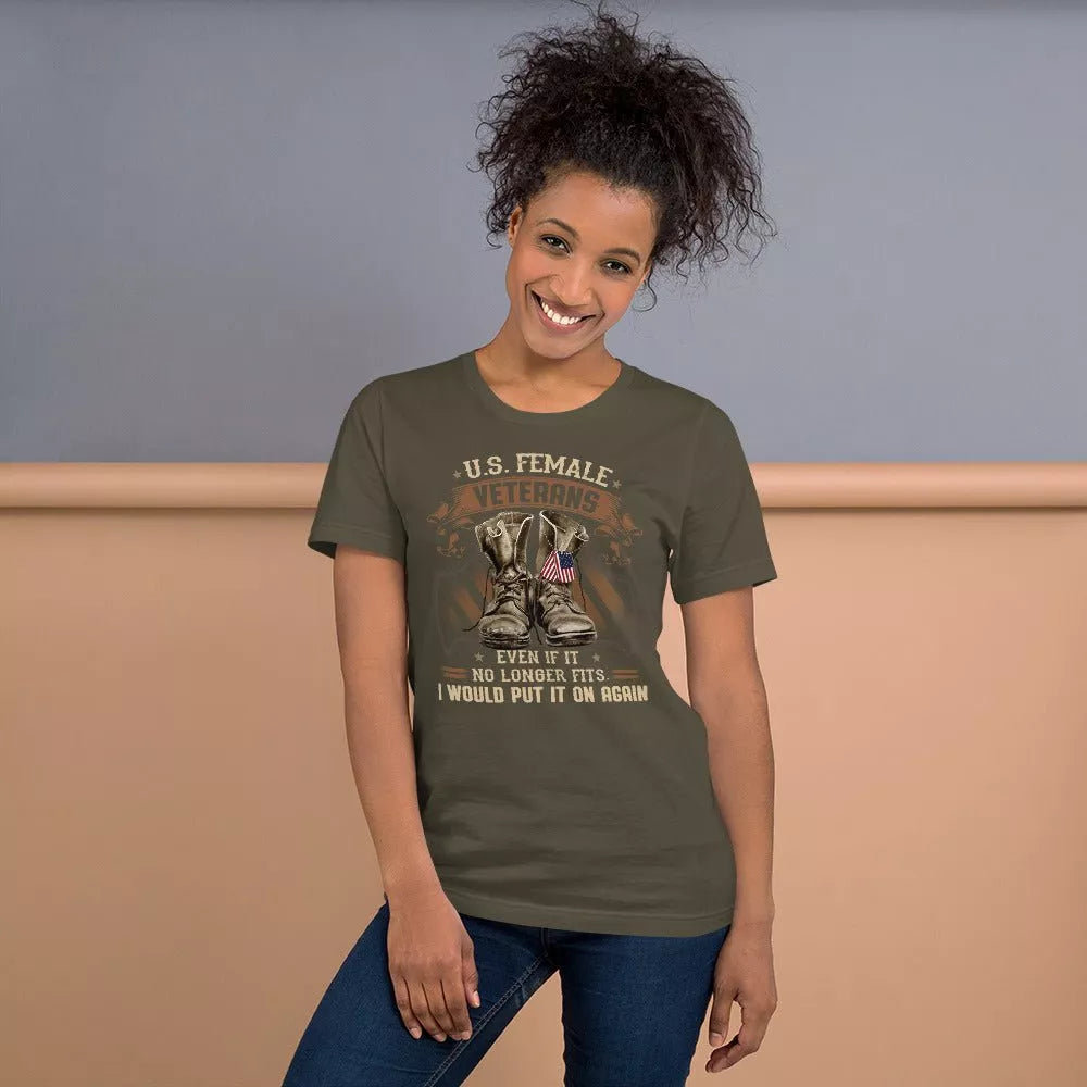 U.S. Female Veteran Unisex T-Shirt - Beguiling Phenix Boutique