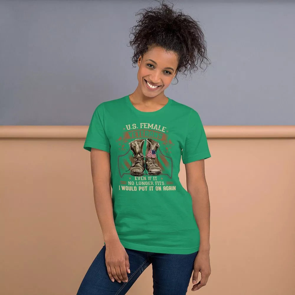 U.S. Female Veteran Unisex T-Shirt - Beguiling Phenix Boutique