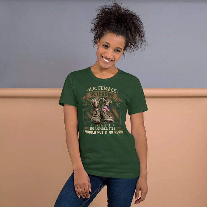 U.S. Female Veteran Unisex T-Shirt - Beguiling Phenix Boutique