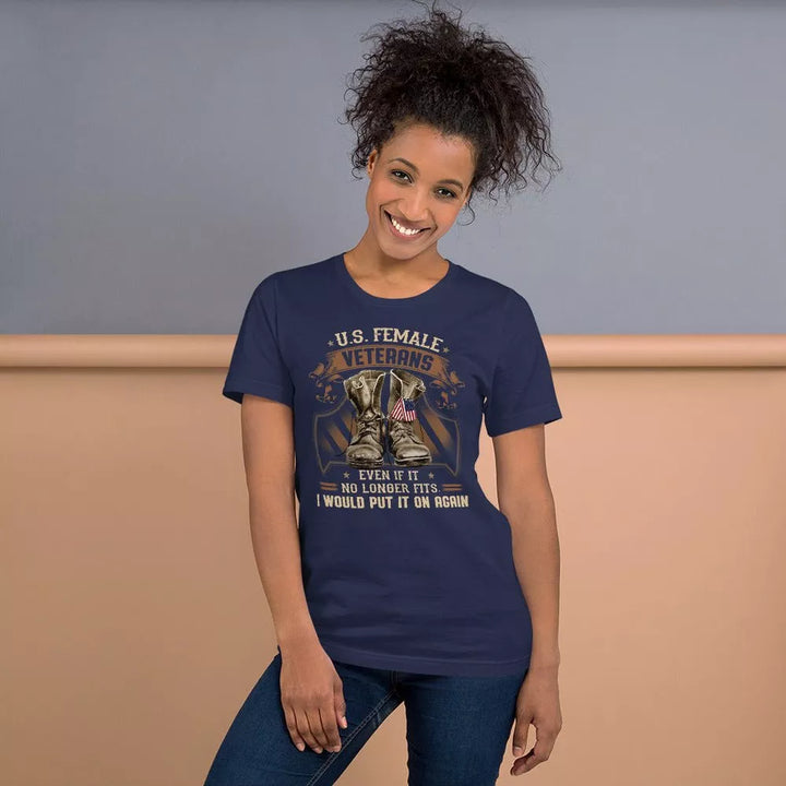 U.S. Female Veteran Unisex T-Shirt - Beguiling Phenix Boutique