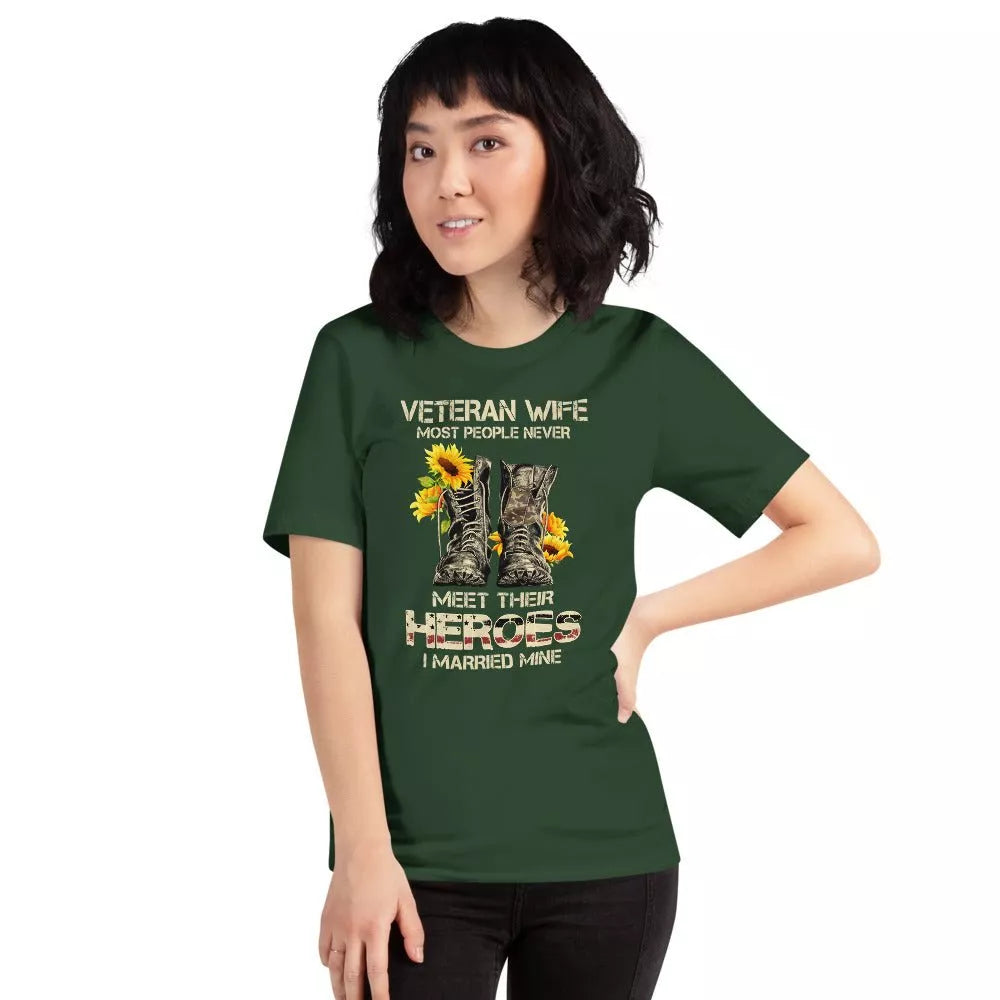 Veteran Wife Unisex T-Shirt - Beguiling Phenix Boutique