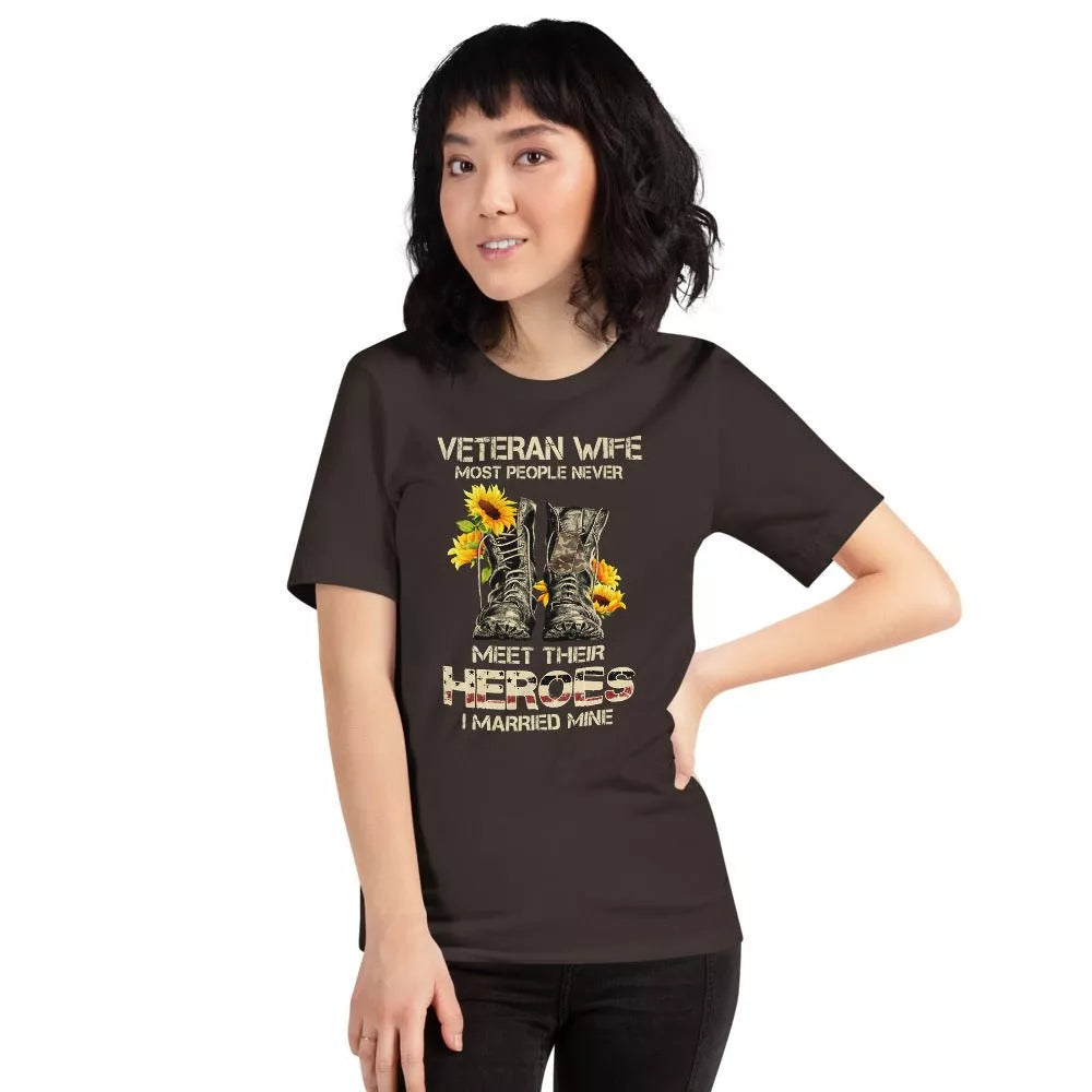 Veteran Wife Unisex T-Shirt - Beguiling Phenix Boutique