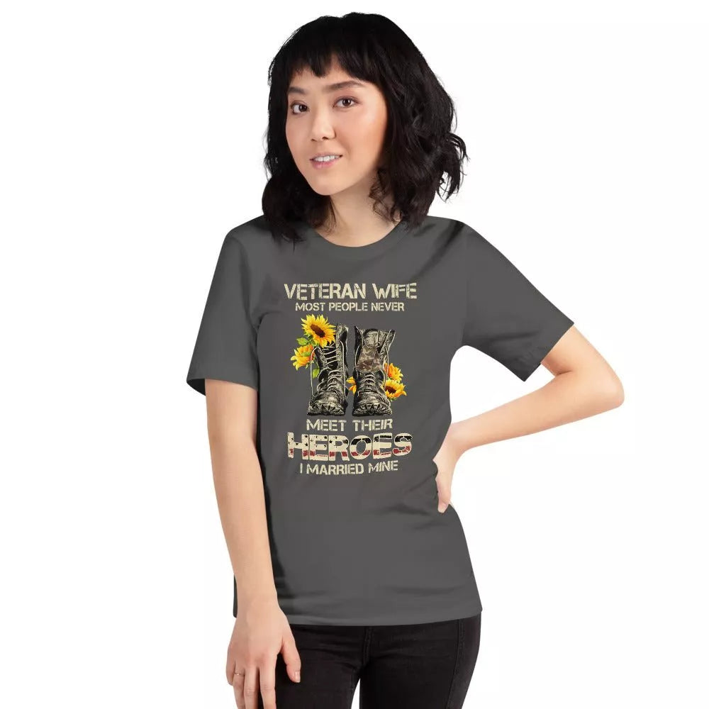 Veteran Wife Unisex T-Shirt - Beguiling Phenix Boutique