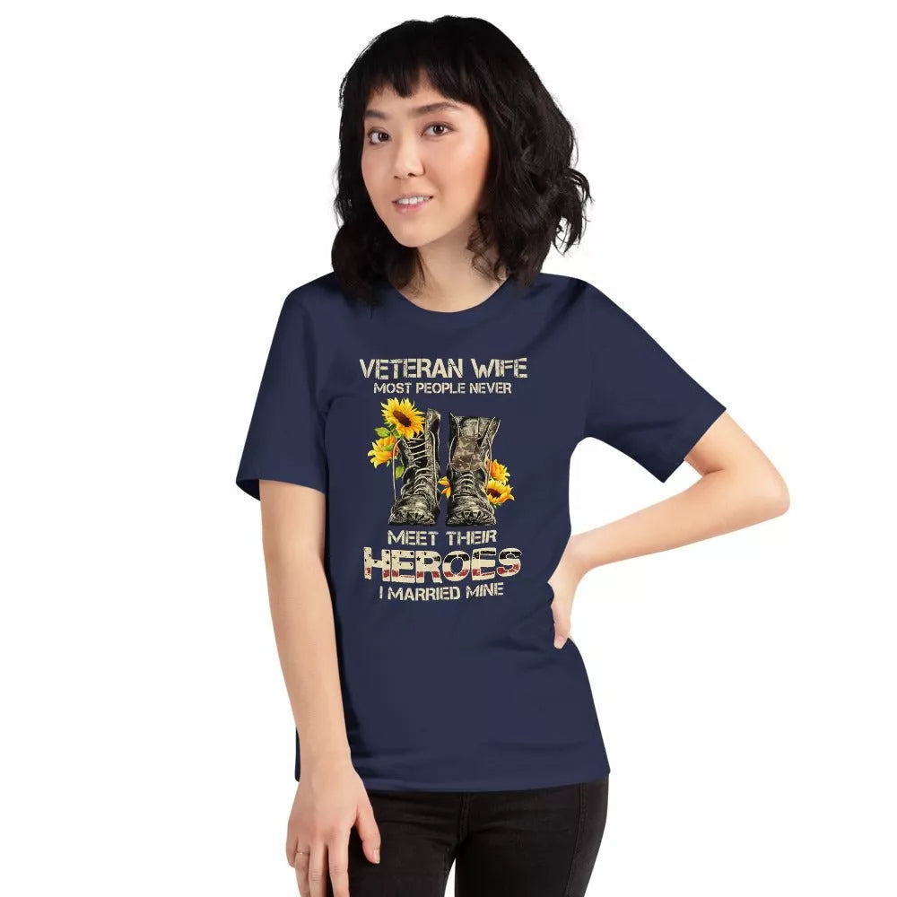 Veteran Wife Unisex T-Shirt - Beguiling Phenix Boutique