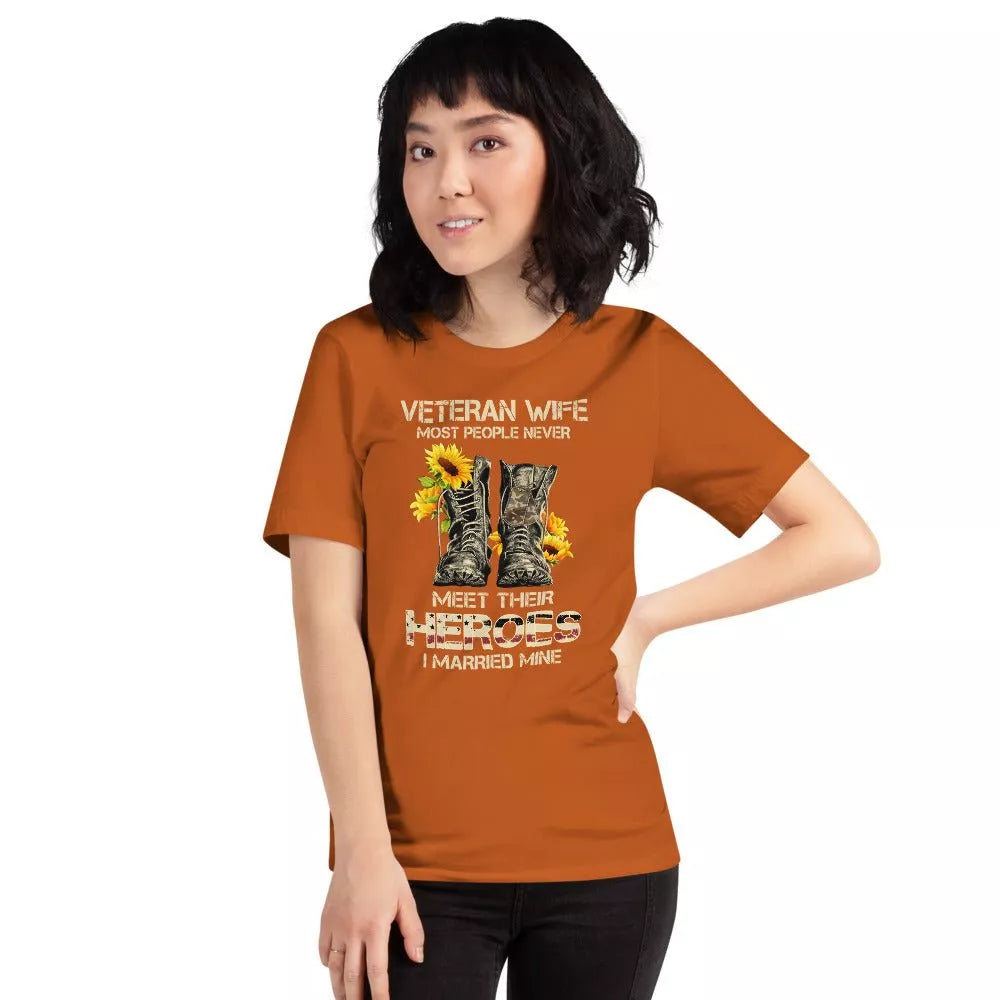 Veteran Wife Unisex T-Shirt - Beguiling Phenix Boutique