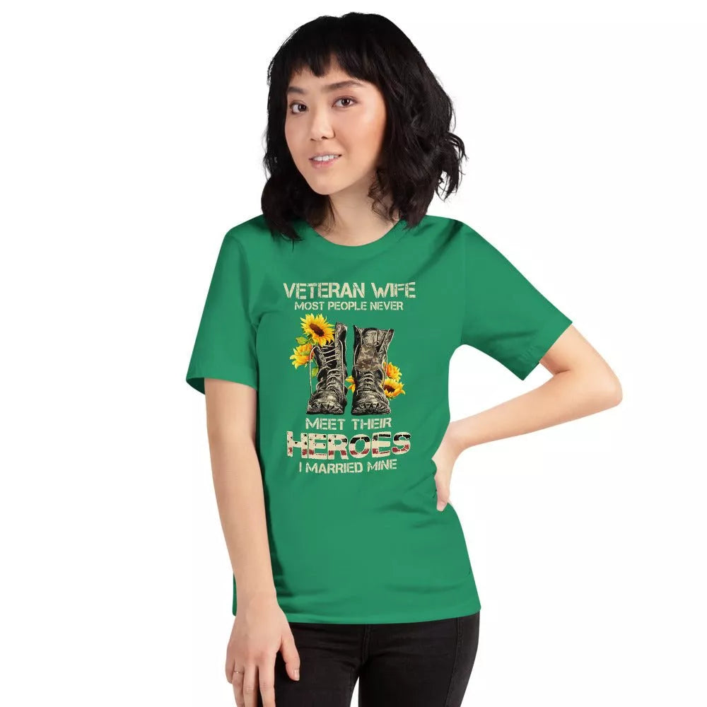 Veteran Wife Unisex T-Shirt - Beguiling Phenix Boutique