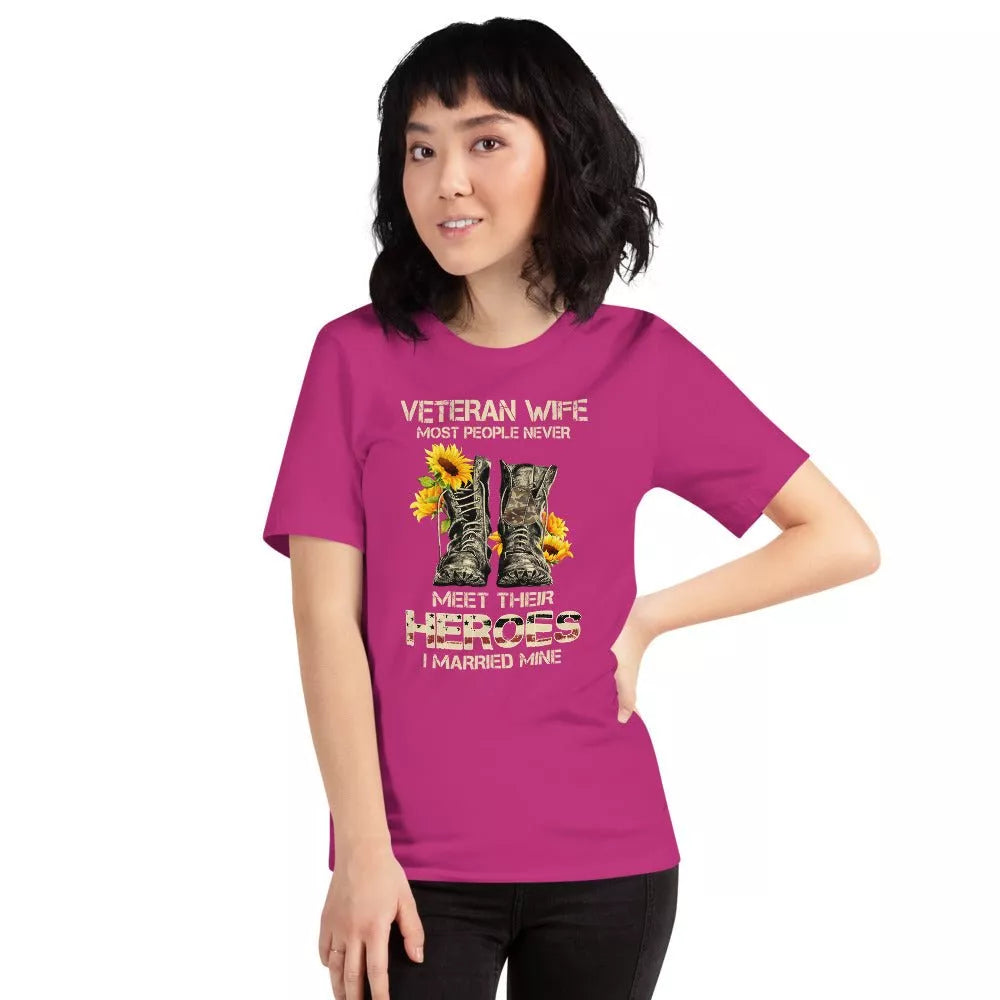 Veteran Wife Unisex T-Shirt - Beguiling Phenix Boutique