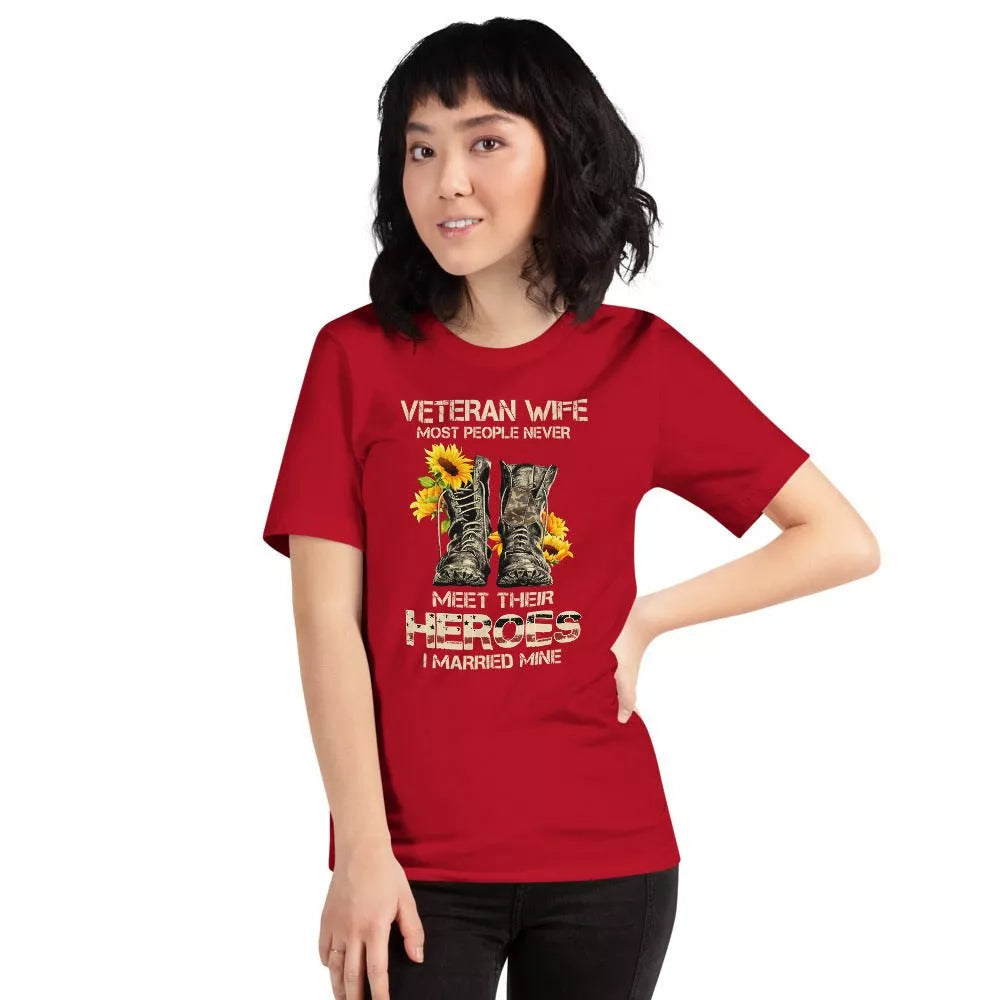 Veteran Wife Unisex T-Shirt - Beguiling Phenix Boutique