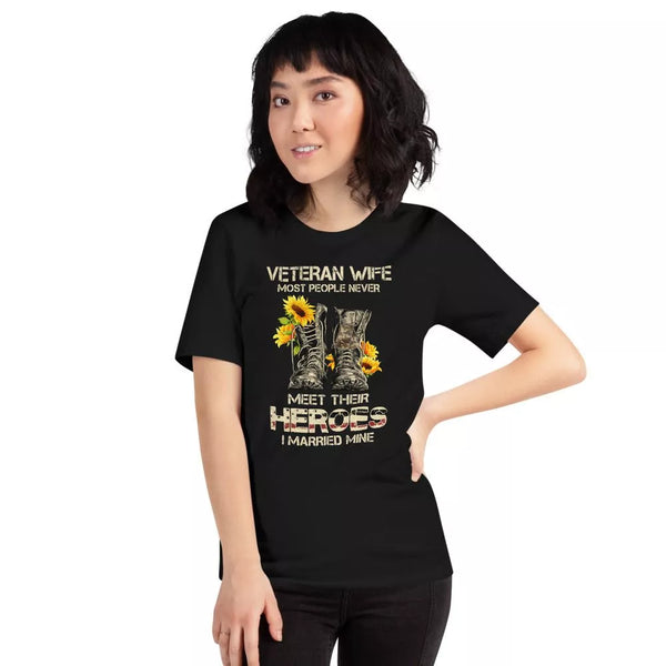 Veteran Wife Unisex T-Shirt - Beguiling Phenix Boutique