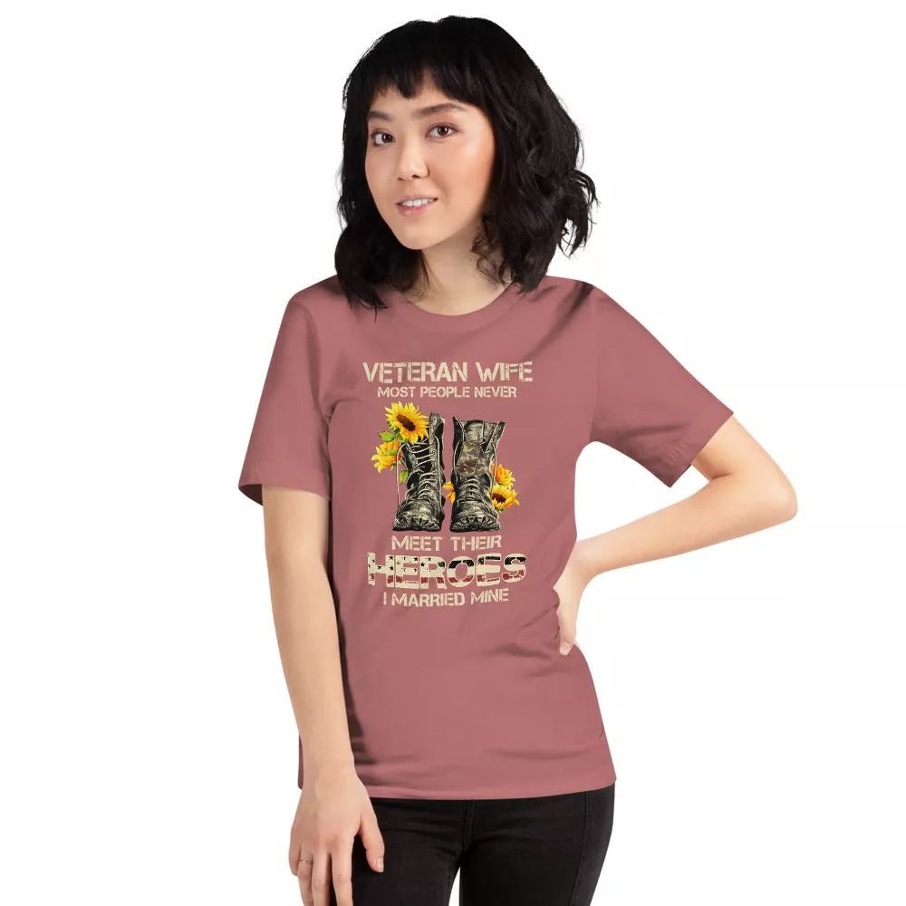 Veteran Wife Unisex T-Shirt - Beguiling Phenix Boutique