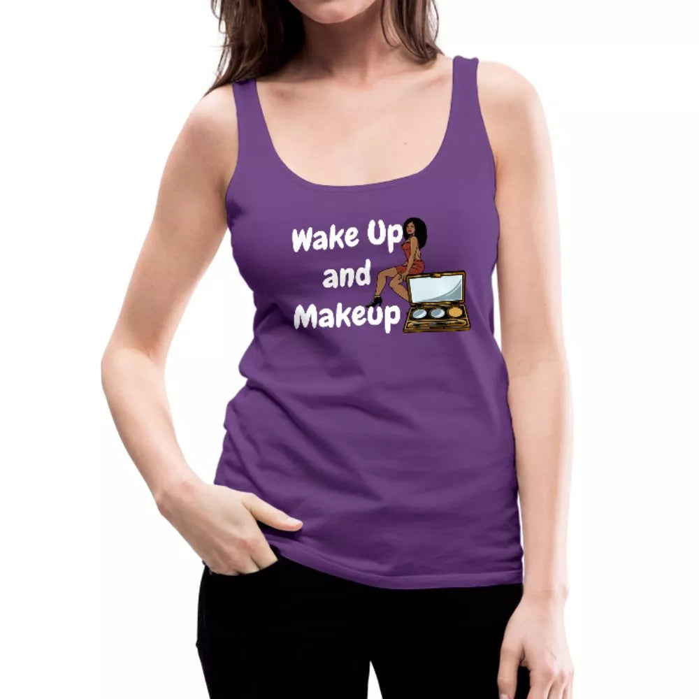 Wake Up and Makeup Tank - Beguiling Phenix Boutique