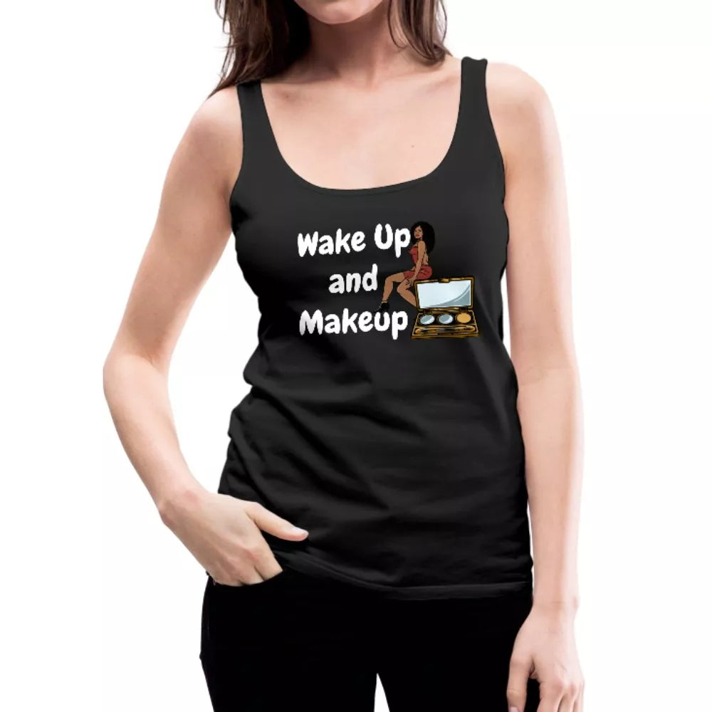 Wake Up and Makeup Tank - Beguiling Phenix Boutique