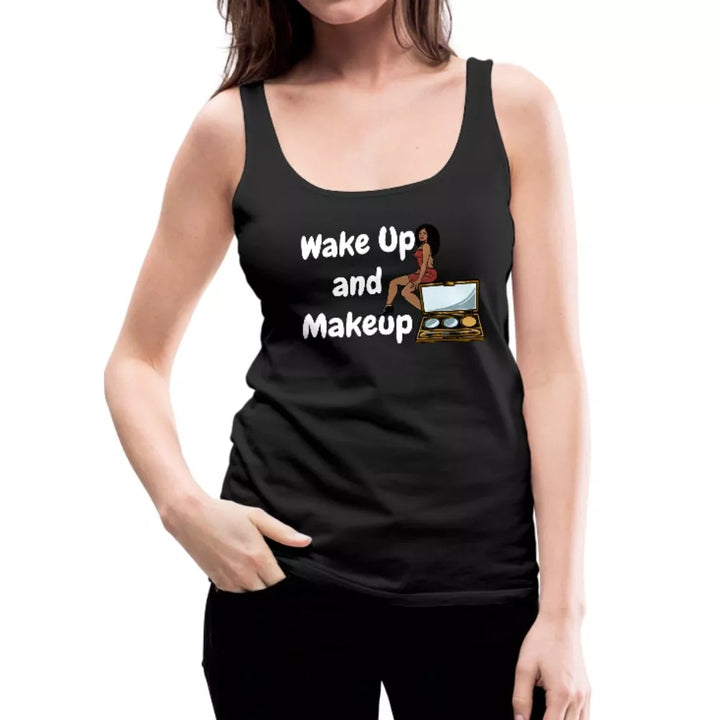 Wake Up and Makeup Tank - Beguiling Phenix Boutique