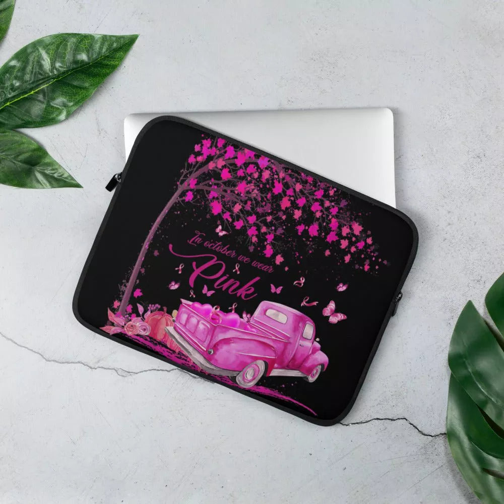 We Wear Pink Laptop Sleeve - Beguiling Phenix Boutique
