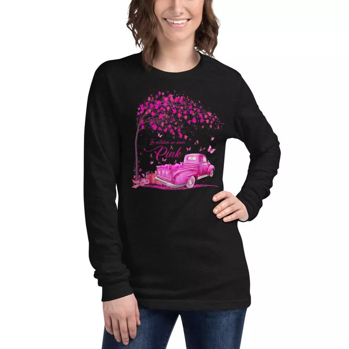 We Wear Pink Unisex Long Sleeve Tee - Beguiling Phenix Boutique