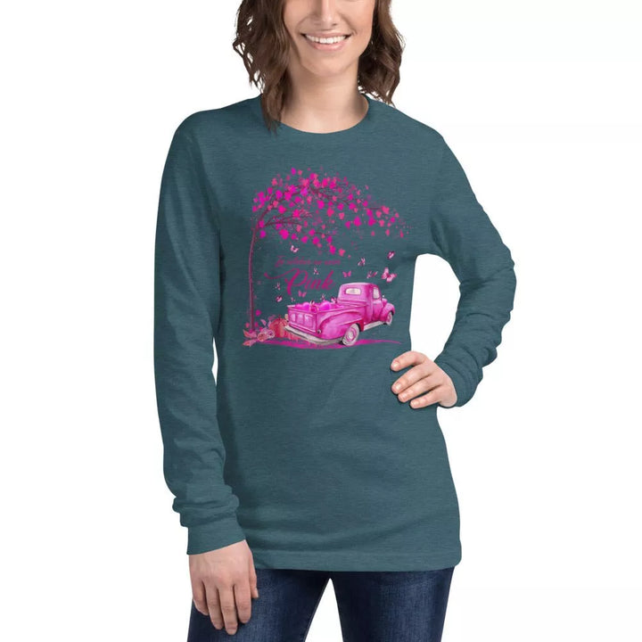 We Wear Pink Unisex Long Sleeve Tee - Beguiling Phenix Boutique
