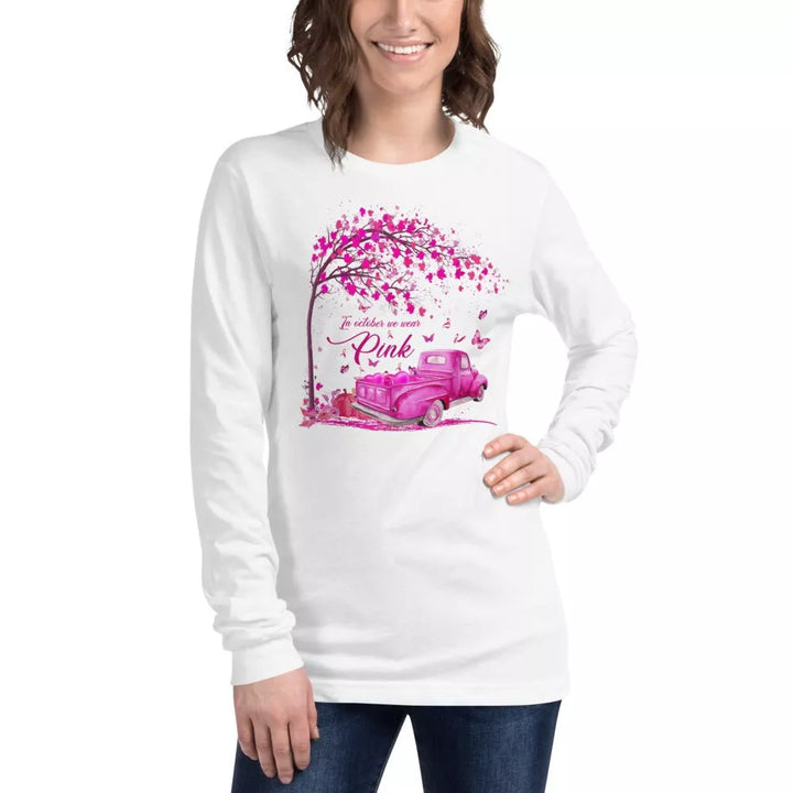 We Wear Pink Unisex Long Sleeve Tee - Beguiling Phenix Boutique