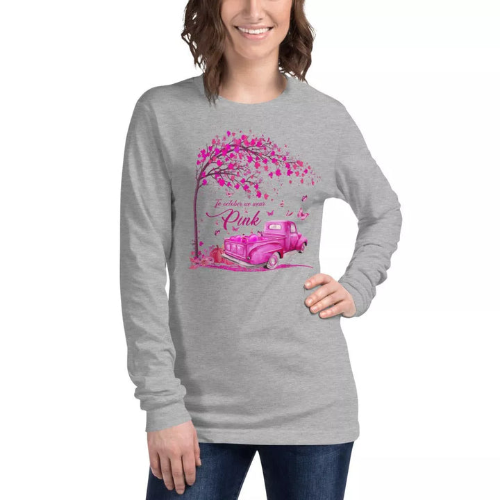 We Wear Pink Unisex Long Sleeve Tee - Beguiling Phenix Boutique