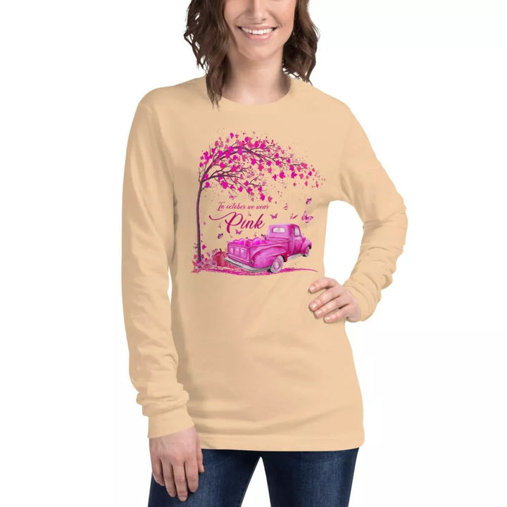 We Wear Pink Unisex Long Sleeve Tee - Beguiling Phenix Boutique