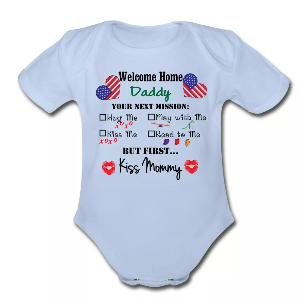 Welcome Home Daddy Baby Bodysuit - Beguiling Phenix Boutique