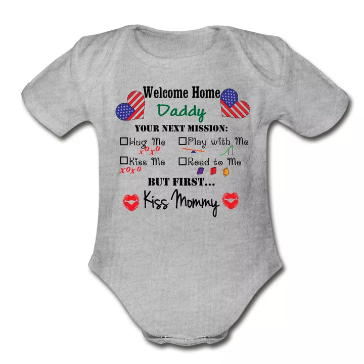 Welcome Home Daddy Baby Bodysuit - Beguiling Phenix Boutique
